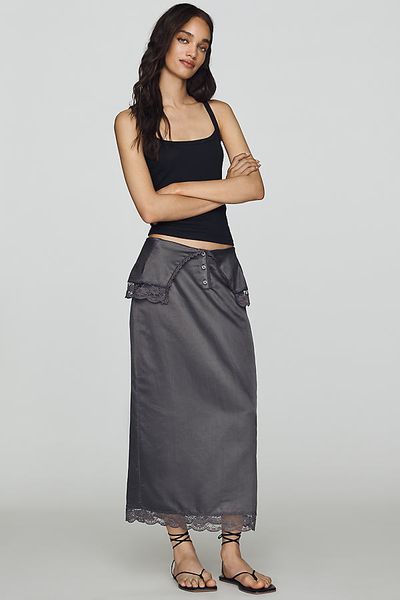 Muse Assembly Polly Midi Skirt