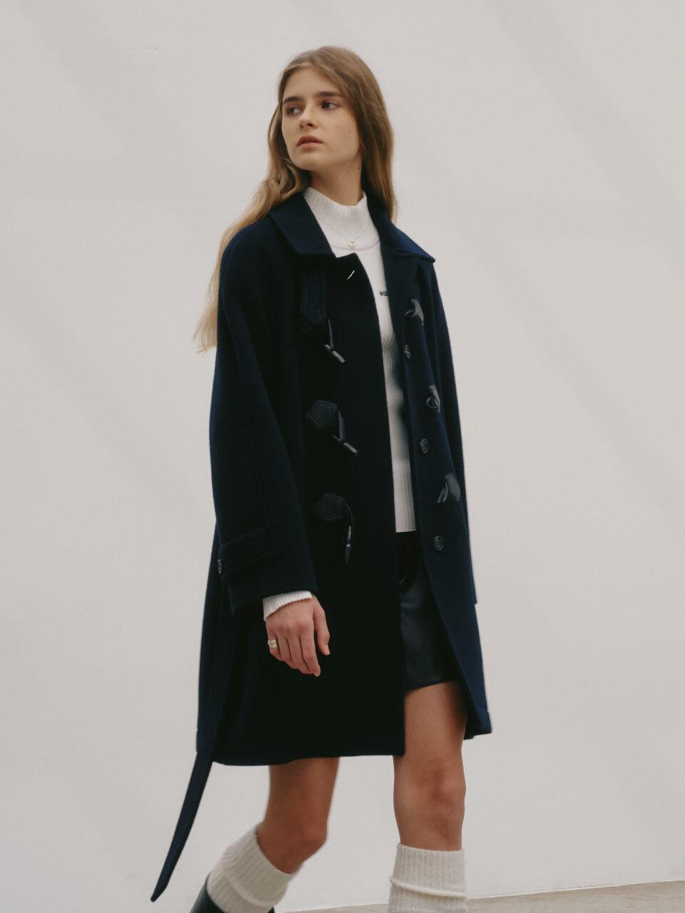 MUSEE [LE CLASSIQUE] BARCELONA Cashmere Mac Toggle Wool