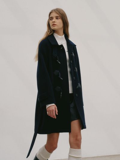 MUSEE [LE CLASSIQUE] BARCELONA Cashmere Mac Toggle Wool
