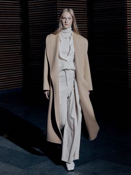 MUSEE SENNE Cashmere Shawl Collar Handmade Coat