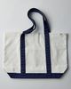 Museum of Peace & Quiet Museum Of Peace & Quiet Stencil Logo Tote Bag in Navy, Men's at Urban Outfitters - 3