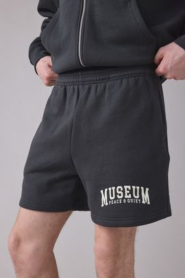 Museum of Peace & Quiet Museum Of Peace & Quiet Sweatshorts in Black, Men's at Urban Outfitters