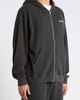 Museum of Peace & Quiet Museum of Peace & Quiet Wordmark Waffle Stitch Zip Hoodie - 3