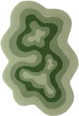 Mush Studios Mush Studios Green Small Bur Rug