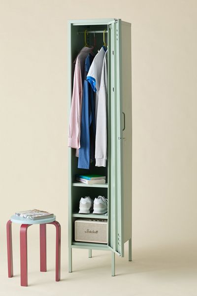 Mustard Made Mustard Made The Skinny Locker Storage Cabinet in Light Green at Urban Outfitters