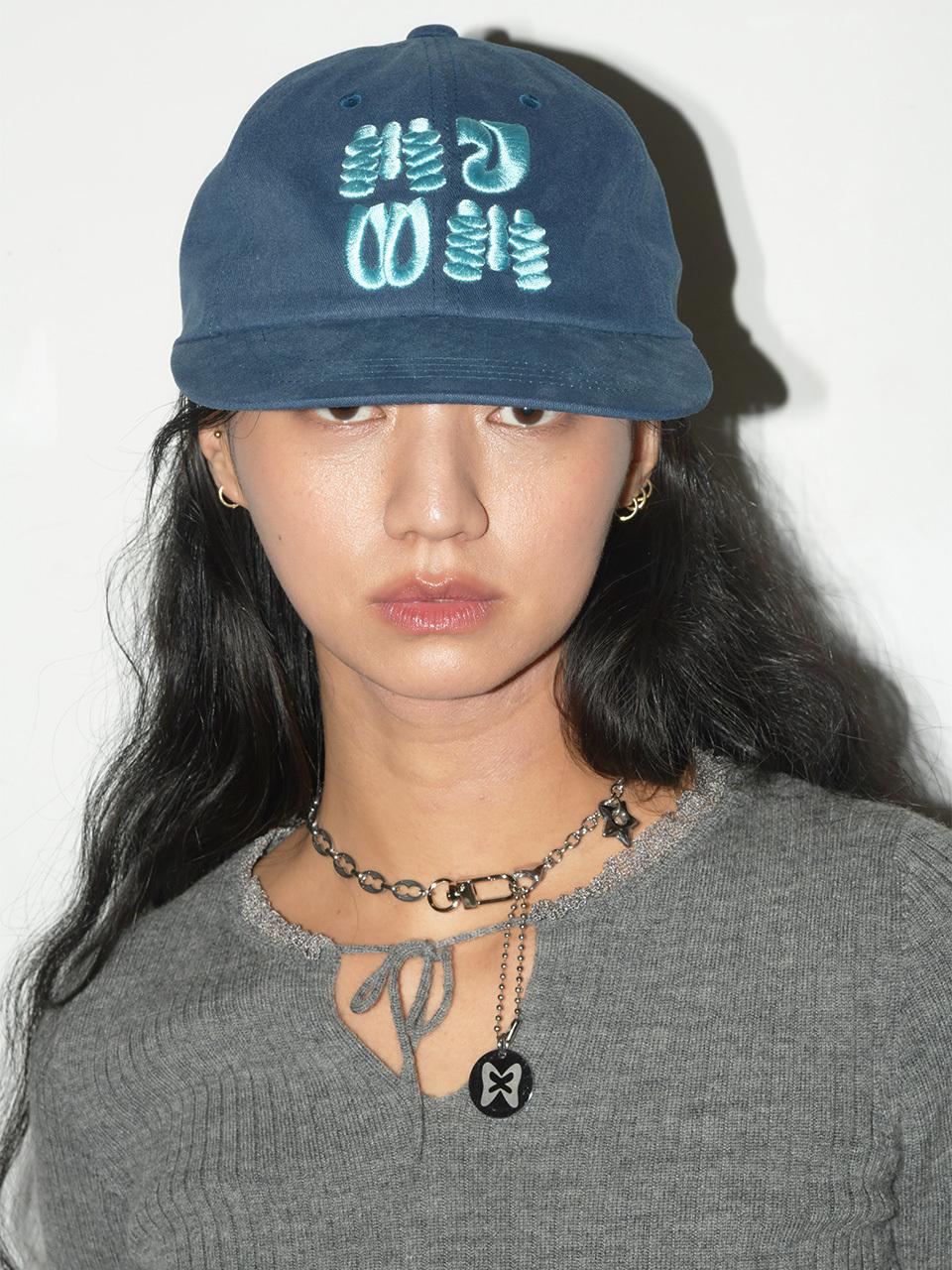 muwm Washed Goofy Cap (Navy)