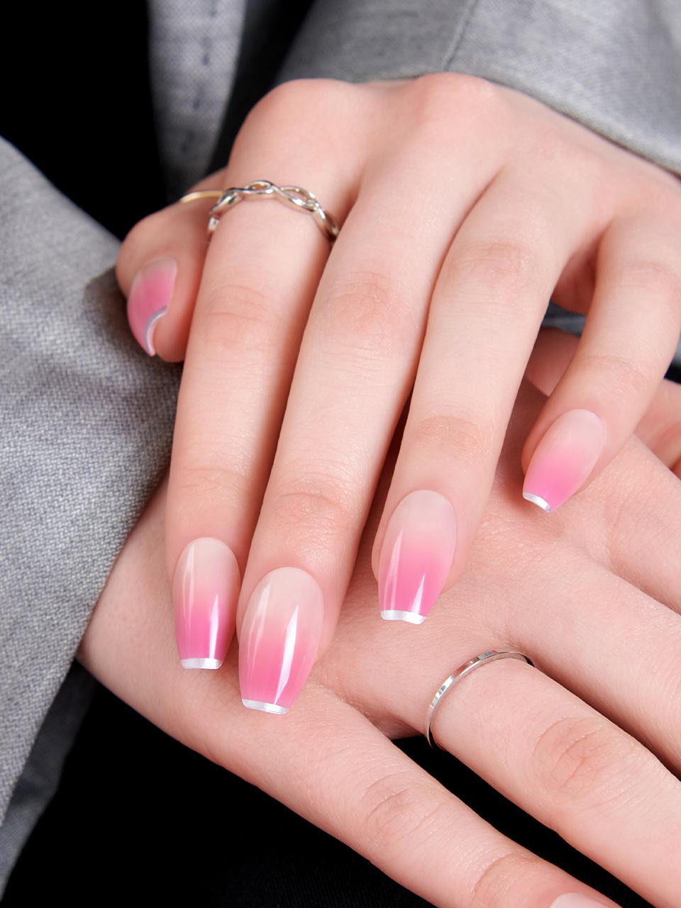 MUZMAK Resizable Nail Tip Bear Pink (Co-pin)