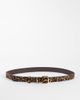 My Accessories My Accessories belt in leopard with gold buckle-Brown - 1