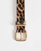 My Accessories My Accessories belt in leopard with gold buckle-Brown - 2