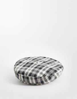 My Accessories My Accessories beret in gray plaid