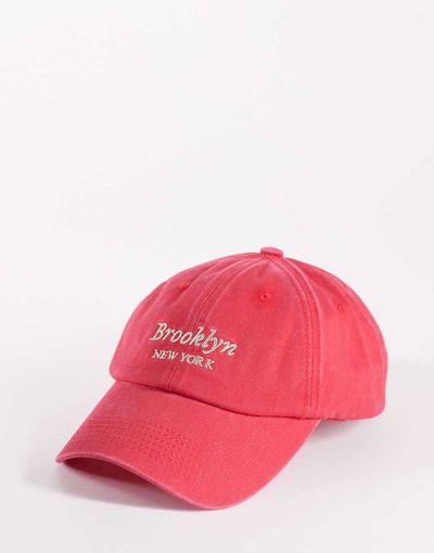 My Accessories My Accessories Brooklyn cap in bright red