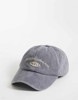 My Accessories My Accessories cap with Champs Elysees print in gray