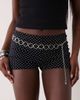 My Accessories My Accessories chain belt in hammered silver circles - 1