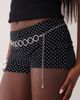 My Accessories My Accessories chain belt in hammered silver circles - 2