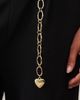 My Accessories My Accessories chain belt with heart charm in gold - 2