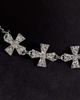 My Accessories My Accessories cowboy hat with silver crosses trim in black - 3