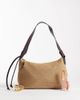 My Accessories My Accessories crochet shoulder bag in natural brown - 2