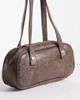 My Accessories My Accessories distressed east-west shoulder bag in brown - 4