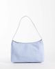 My Accessories My Accessories faux suede slouchy shoulder bag in blue - 1