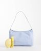 My Accessories My Accessories faux suede slouchy shoulder bag in blue - 2