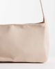 My Accessories My Accessories faux suede slouchy side fringe shoulder bag in cream-White - 4