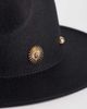 My Accessories My Accessories fedora gold studs hat in black - 3