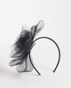 My Accessories My Accessories flower fascinator headband in black - 1