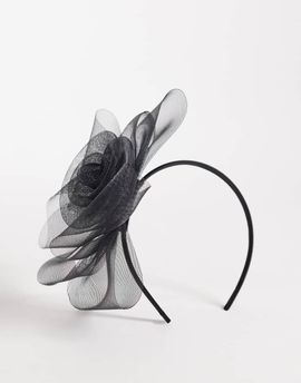 My Accessories My Accessories flower fascinator headband in black