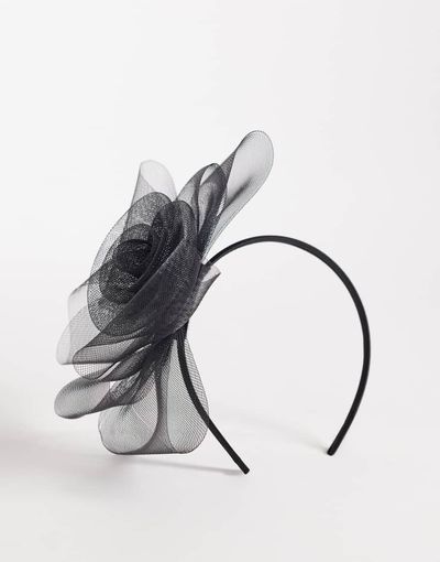 My Accessories My Accessories flower fascinator headband in black