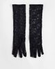 My Accessories My Accessories halloween long party gloves in black lace - 1