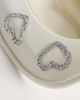 My Accessories My Accessories heart patch cowboy hat in off white - 3