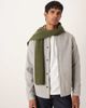 My Accessories My Accessories Man supersoft oversized blanket scarf in dark olive green - 1