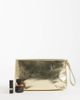 My Accessories My Accessories metallic clutch bag in gold - 4