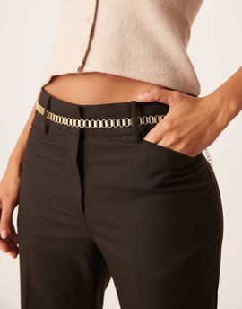 My Accessories My Accessories mini oval chain belt in gold
