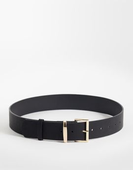 My Accessories My Accessories minimal classic belt in black
