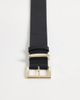 My Accessories My Accessories minimal classic belt in black - 3