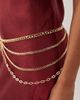 My Accessories My Accessories multi-row chain belt in gold - 2