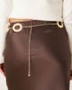 My Accessories My Accessories oversized oval chain belt in gold tone - 3