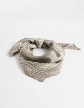 My Accessories My Accessories paisley neck tie scarf in gray
