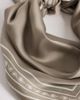 My Accessories My Accessories paisley neck tie scarf in gray - 4
