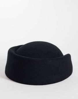My Accessories My Accessories pillbox hat in black
