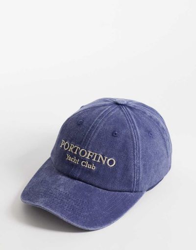 My Accessories My Accessories portofino yacht club cap in navy