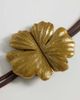 My Accessories My Accessories rope belt with statement flower in brown - 2