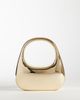 My Accessories My Accessories round metal handheld clutch purse in gold tone - 1