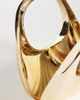 My Accessories My Accessories round metal handheld clutch purse in gold tone - 3