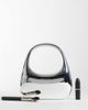 My Accessories My Accessories round metal handheld grab bag in silver - 2