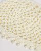 My Accessories My Accessories sequin beanie with faux pearls in cream-White - 3