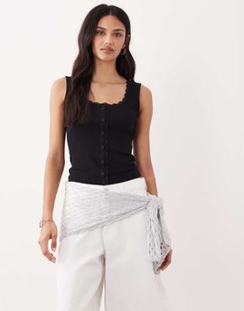 My Accessories My Accessories sequin crochet scarf/belt in silver