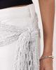 My Accessories My Accessories sequin crochet scarf/belt in silver - 2