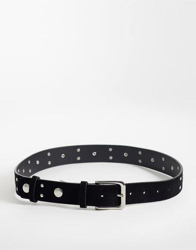 My Accessories My Accessories studded belt in black